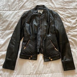Made by Johnny Faux Leather Jacket